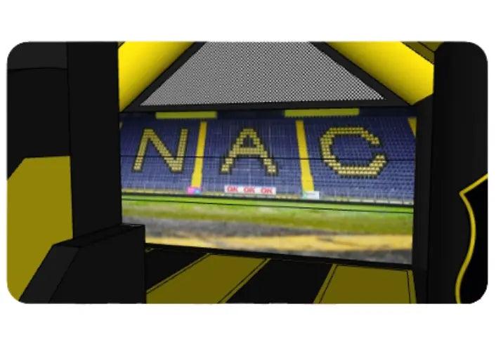 Springkussen Huren | NAC thema | 5 m x 4,0 m x 3,3 m | Geschikt Voor 6 Personen - Jump Express
