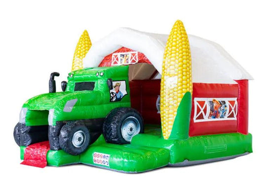 Springkussen Huren | Tractor | 4,9 m x 4,0 m x 3,3 m | Geschikt Voor 6 Personen