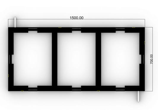 Pannaveld Huren | NAC 3 in 1 | 15m x 7m | Splitsbaar voor toernooien
