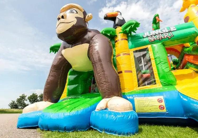 Springkussen Huren | Safari |  5,5 m x 5,0 m x 3,7 m | Geschikt Voor 12 Personen - Jump Express