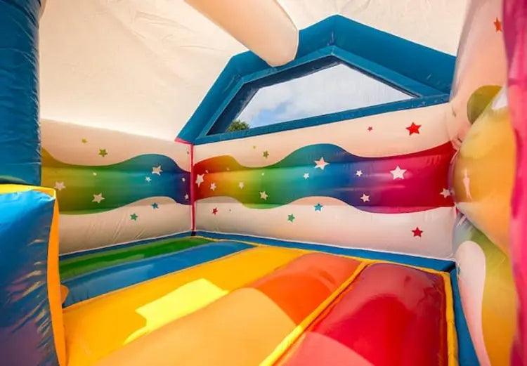 Springkussen Huren | Unicorn | 5 m x 4,0 m x 3,3 m | Geschikt Voor 6 Personen - Jump Express