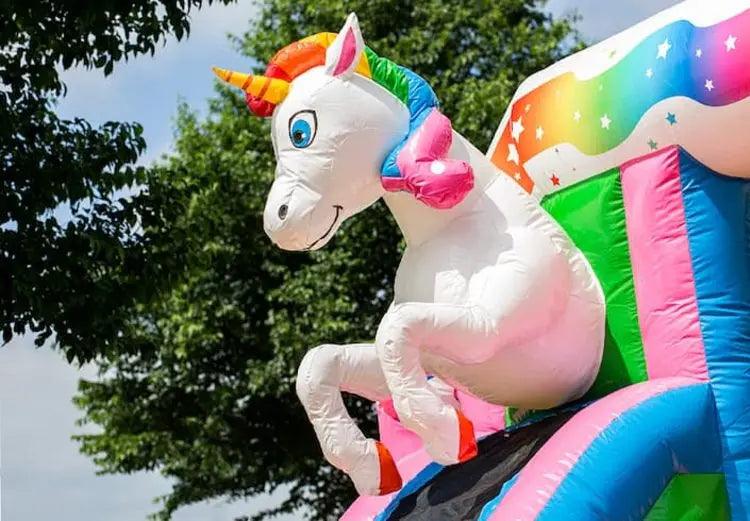 Springkussen Huren | Unicorn | 5 m x 4,0 m x 3,3 m | Geschikt Voor 6 Personen - Jump Express