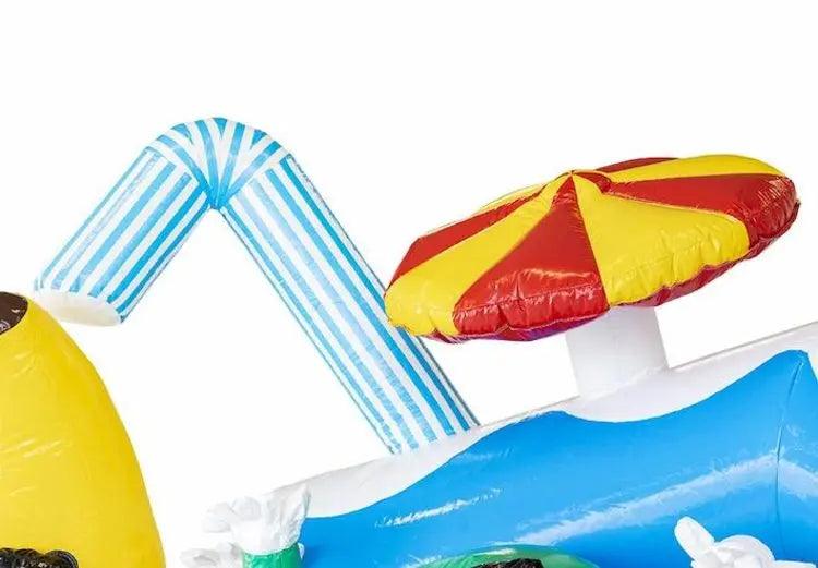Springkussen Huren | Summer Party | 4,9 m x 4,0 m x 4,0 m | Geschikt Voor 6 Personen
