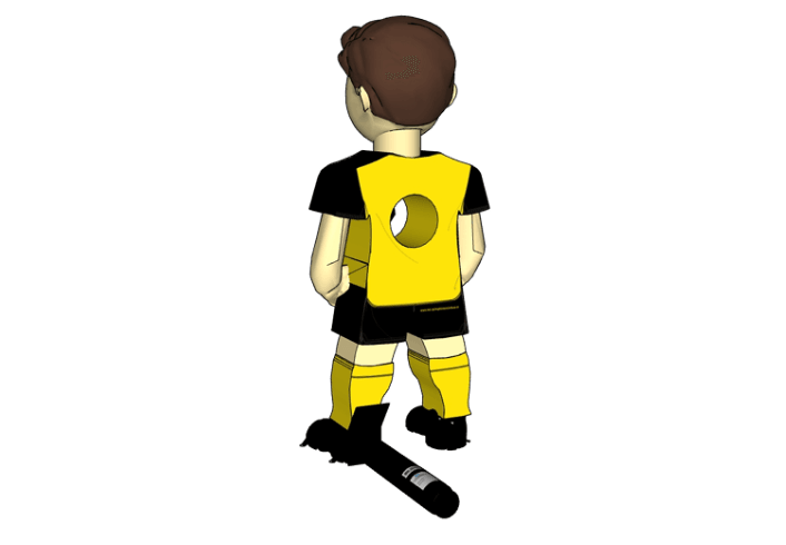 Luchtkussen huren | NAC Stropdas Schieten | 4m hoog | Voetbal Schietspel - Jump Express