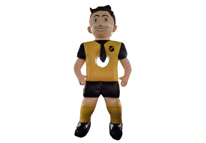 Luchtkussen huren | NAC Stropdas Schieten | 4m hoog | Voetbal Schietspel - Jump Express